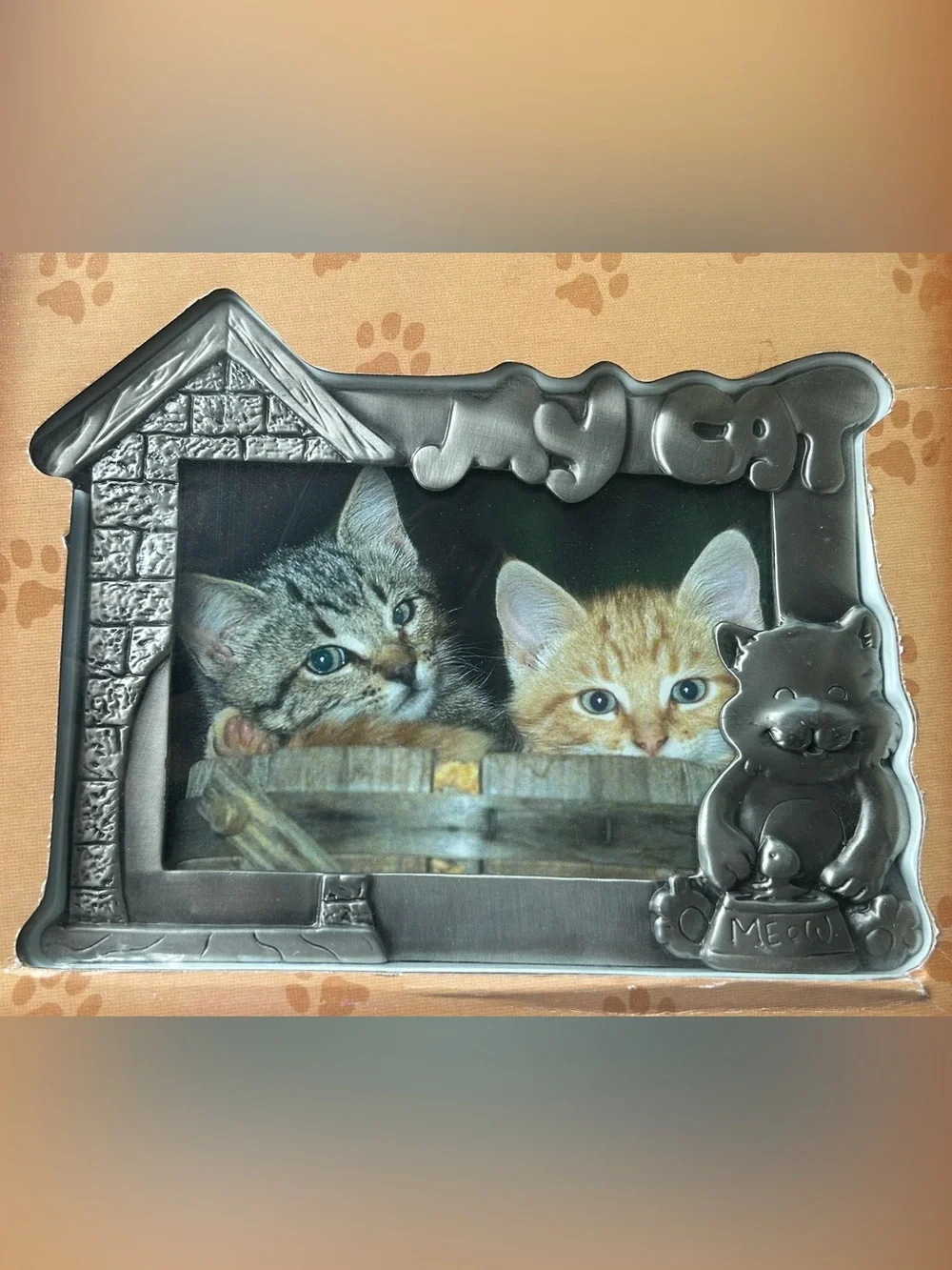 Vintage Cat Frame Gift Set
